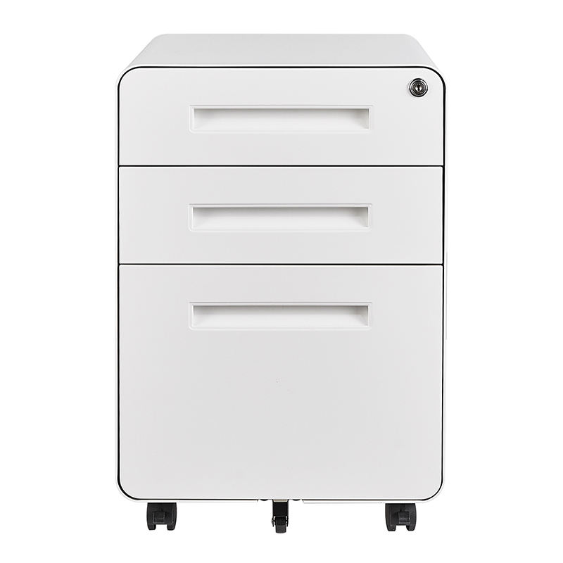 3 Drawer Mobile Pedestal Cabinet Compactor Mobile Filing Cabinet Mobile Pedestal with Cushion