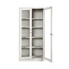 Full-body glass door, five-layer storage file, easy to find, metal file cabinet suitable for many occasions