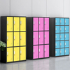 lockers gym New design locker 9 door clothes storage steel wardrobe colorful metal lockers