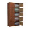 Big Capacity wood like Office Furniture Five Door Storage Metal Filing Cabinet with File Record Data Lockable Steel Cupboard