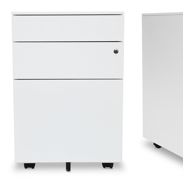 Metal Filing Cabinet Mobile Pedestal Cabinet Office Storage 3 drawer mobile pedestal with cushion for sell