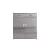 hospital glass door stainless steel file storage cabinet for office and workshop
