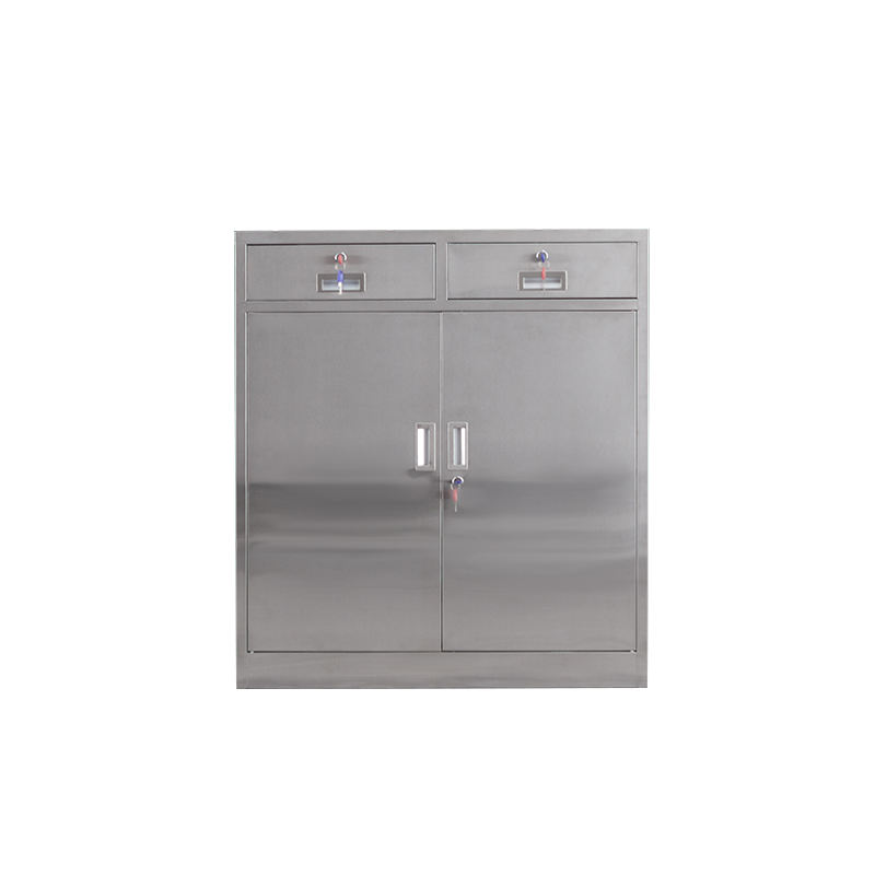 hospital glass door stainless steel file storage cabinet for office and workshop