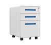 Mobile Office Storage Pedestals 2 Drawer File Cabinet Movable Under Desk Drawer Cabinet