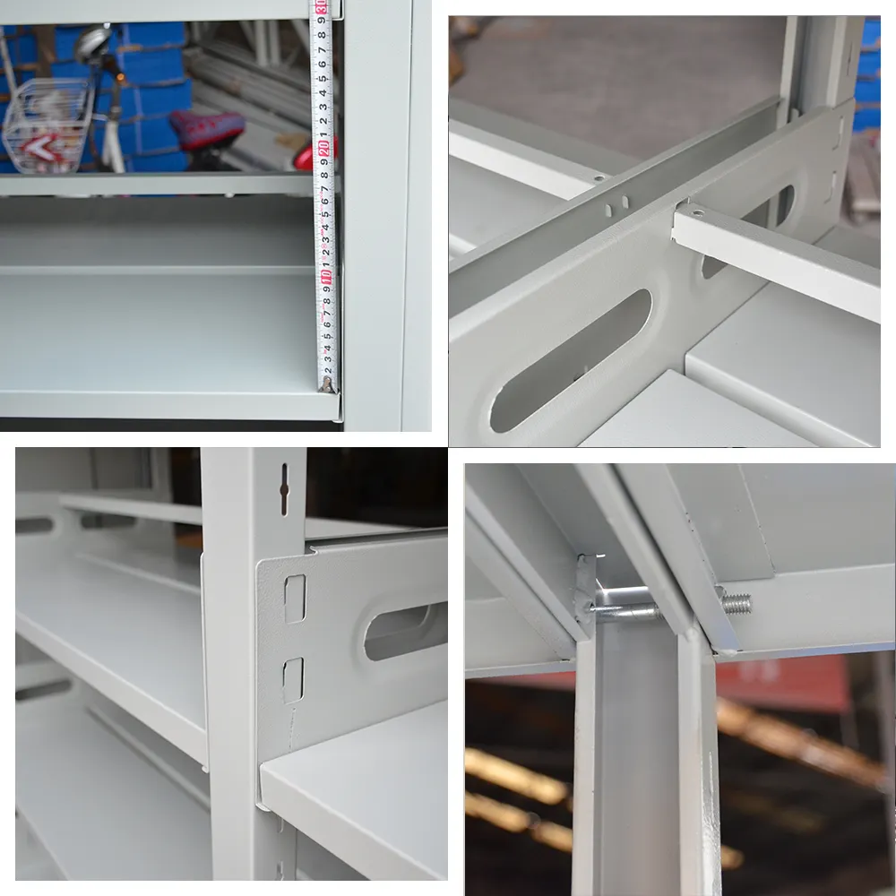 Luoyang Hot Sale Modern School Bookcase Design Steel Metal Library Bookshelf Price Cheap