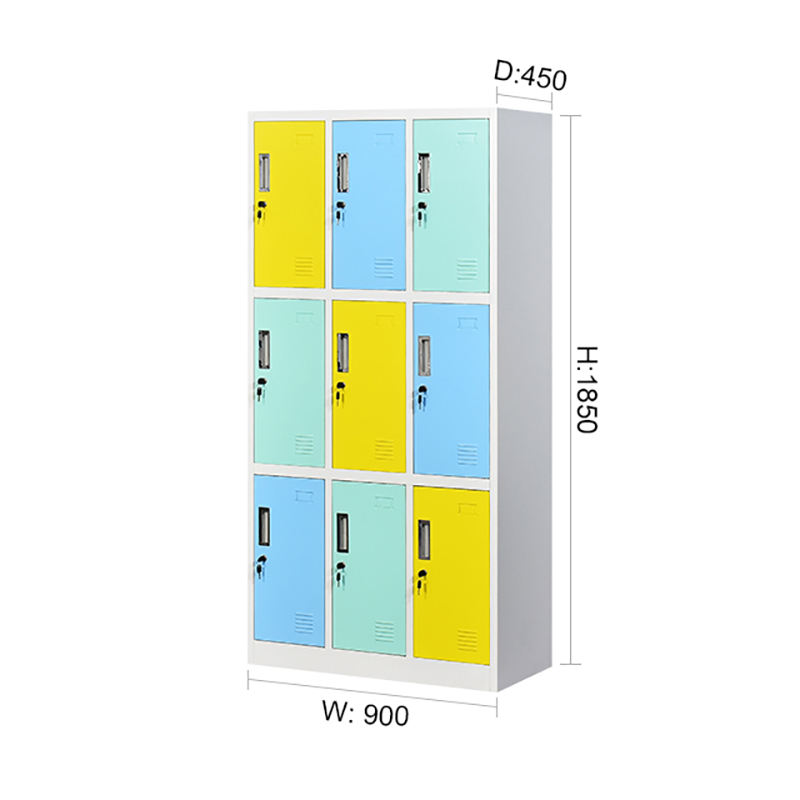 Cheap Price Locker Moderno De Armario De Metal Steel Locker With Lock Casier De Rangement De Vetement