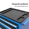 Newest durable metal large cabinet for rolling tool, iron tool box cabinet, durable garage storage cabinet duty rolling cabinet