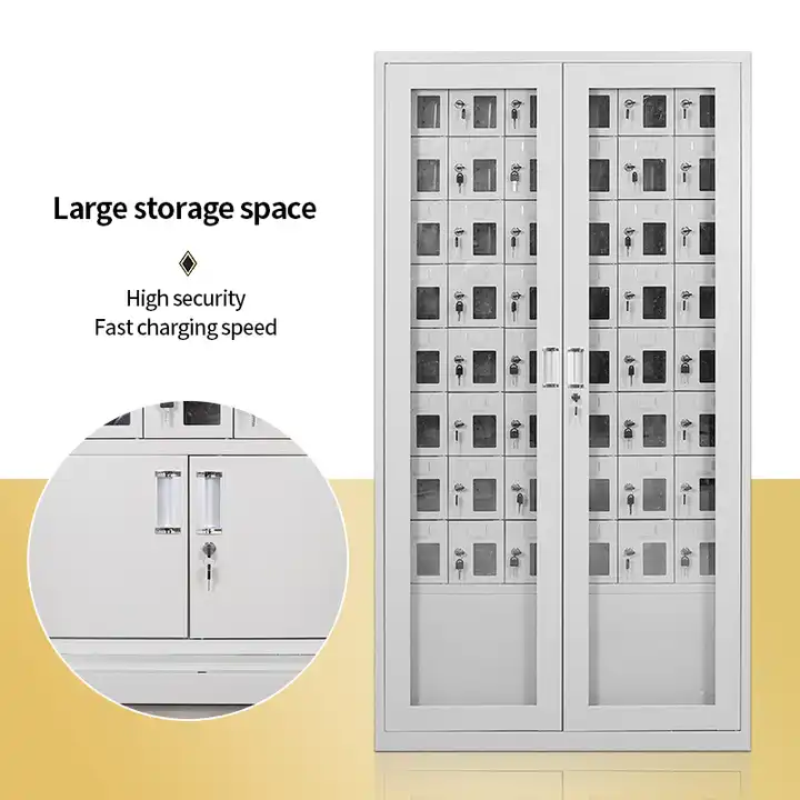 Cell mobile phone charging locker vending machine locker station