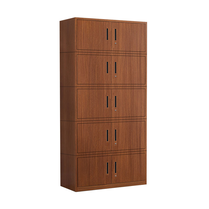 Hot sale office furniture steel storage cabinet Wood Grain Cabinet Wood Like File Cabinet