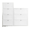 Home furniture shoe rack storage cabinet large metal shoe rack
