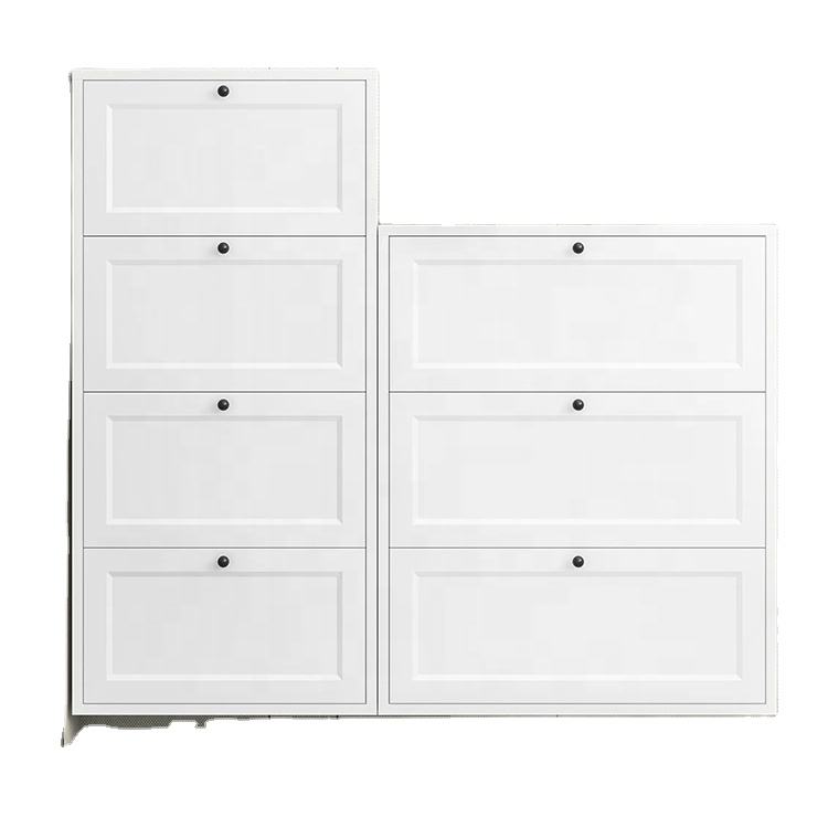 Home furniture shoe rack storage cabinet large metal shoe rack