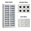 Cell Phone Charging Station Locker Supermarket Metal Mini 9 Doors Charger Storage Lockers Cabinet