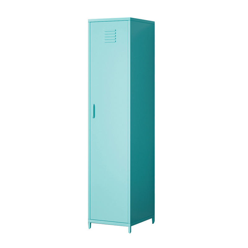 Simple and beautiful high-value single-door tall wardrobe