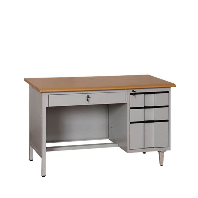 Modern style simple stylish office steel desk metal desk storage