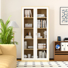 Office Use wood like Cabinet swing glass door wood grain metal filing cabinet with 4 adjustable shelves