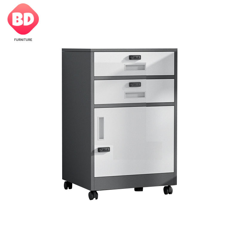 Hot Selling low price multiple colors office cabinet with two drawer password lock file cabinet with wheels