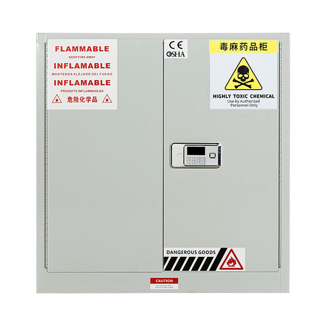 30 Gallon Highly Toxic Chemical Dangerous Goods Safety Cabinet Steel Medical Hazardous Cabinet