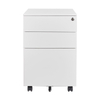 Office mobile pedestal filing small movable steel cabinet for document storage