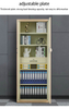 Electronic Security Safe Box, Fingerprint Biometric Wall Lock Cash Strongbox