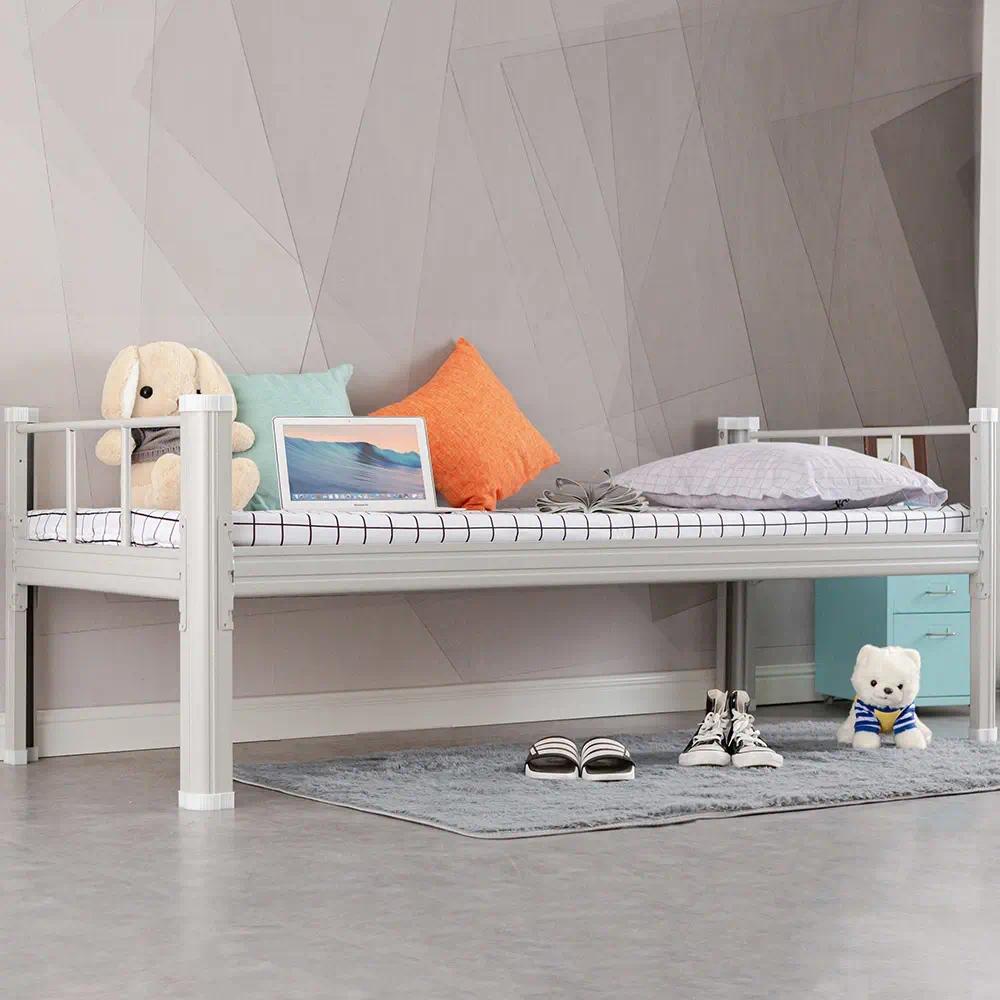 Modern Single Size Metal Bed Frame Hotel Single Beds For Sales
