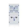Corrosive-proof Medical Chemical Laboratory Polypropylene Acid Medicine Reagent Storage Cabinets