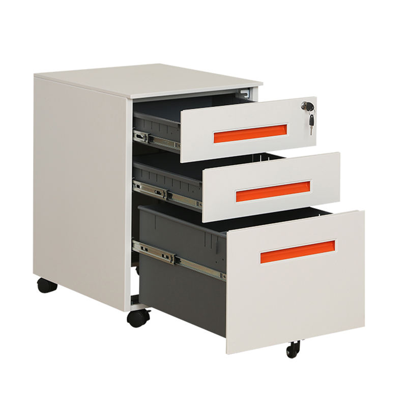 Metal Filing Cabinet Mobile Pedestal Cabinet Office Storage 3 drawer mobile pedestal with cushion for sell