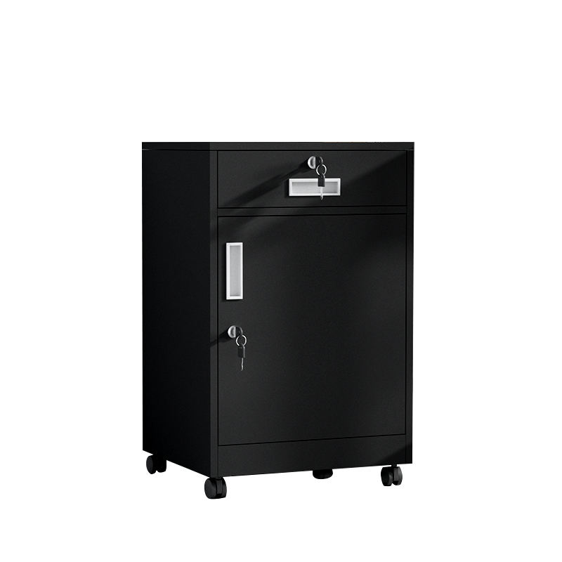 High-looking multiple colors office cabinet with one drawer Drawer File Storage Cabinet with wheels
