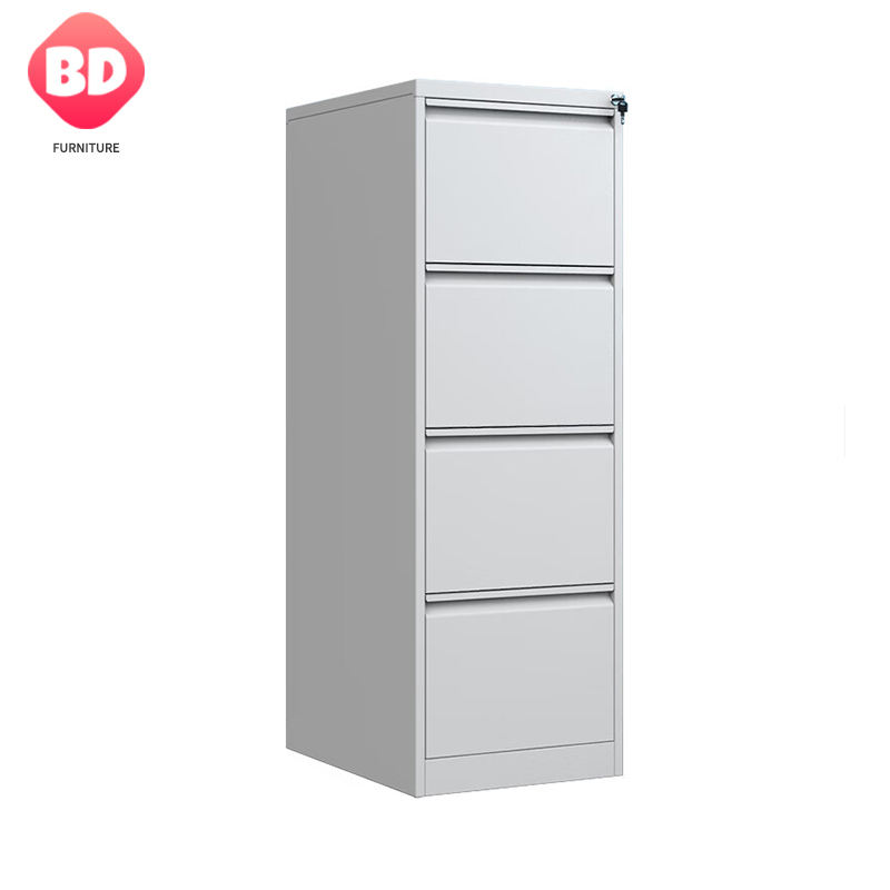 4 drawer steel filing cabinet/factory directly supply slide metal file kitchen drawer cabinet