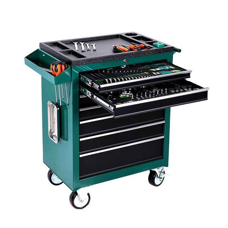 Newest durable metal large cabinet for rolling tool, iron tool box cabinet, durable garage storage cabinet duty rolling cabinet