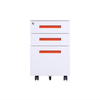Knocked down mobile pedestal filing cabinet wheels under desk Mobile filing cabinets
