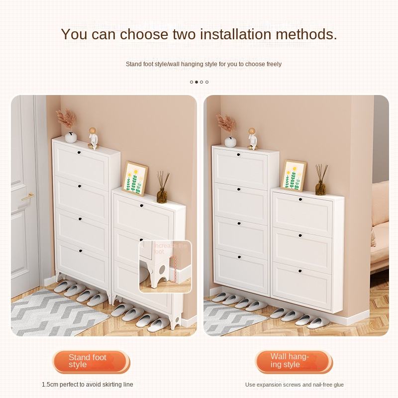 Home furniture shoe rack storage cabinet large metal shoe rack
