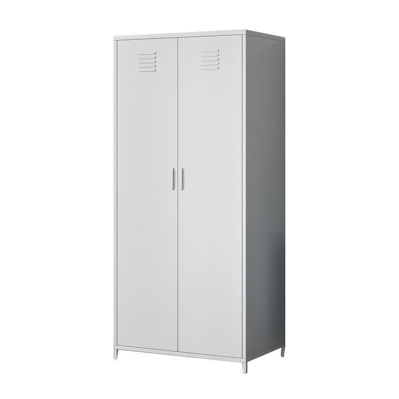Elegant and elegant double-door spray-painted cupboard vertical cupboard with legs and tall legs