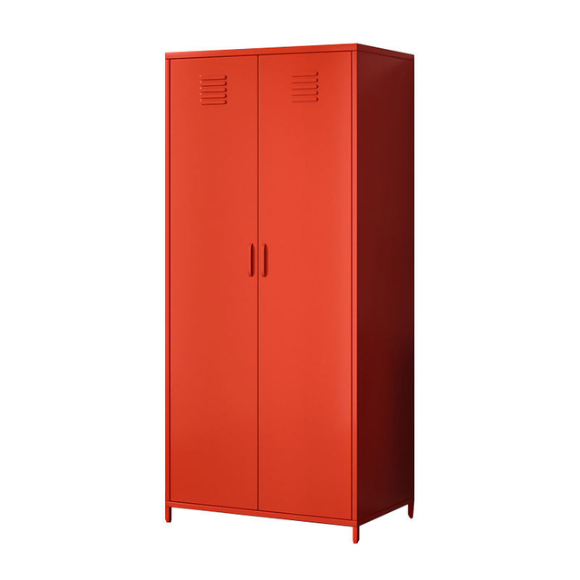 High sales volume Customized double-door glass door metal bookshelf metal cabinet