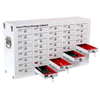 Metal 96 door compartment charging lockers for mobile phones steel cell storage classroom