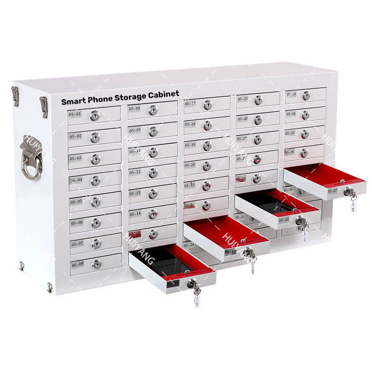 Metal 96 door compartment charging lockers for mobile phones steel cell storage classroom