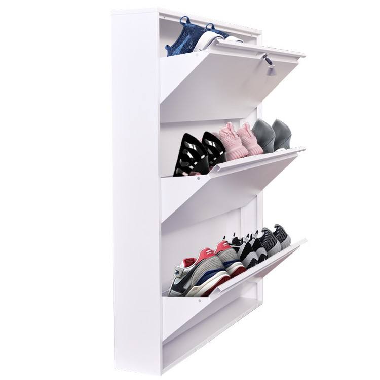 White shoes cabinet Metal shoe cabinet large wall shoe cabinet scarpiera lemari sepatu almari kasut
