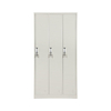 Hot sale steel office locker cabinet cheap 3 doors wardrobe customized metal locker with code lock lockers gym