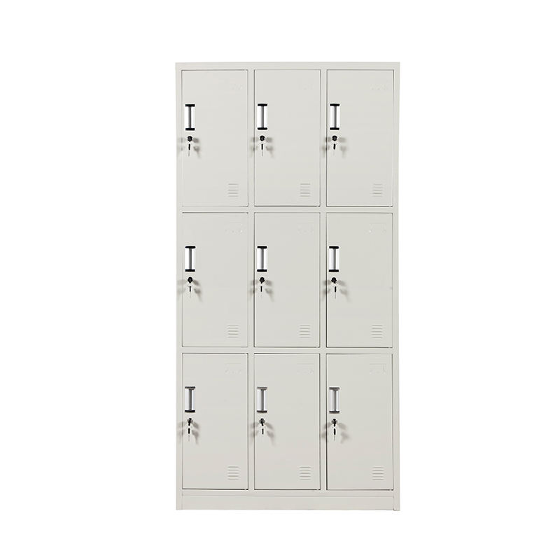 9 Door Metal Storage Locker Cabinet KD steel gym changing room steel locker for sale lockers gym