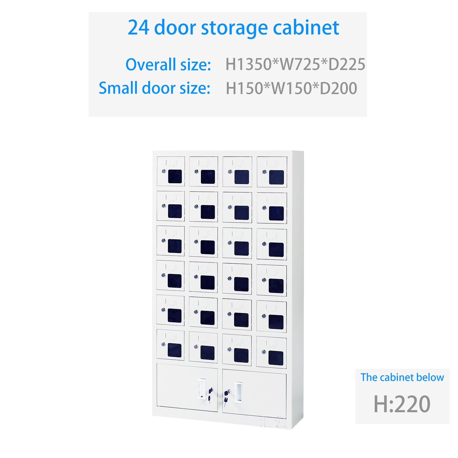 Multi-purpose Key Lockers Cell Phone Charging Storage Locker Steel Cabinet