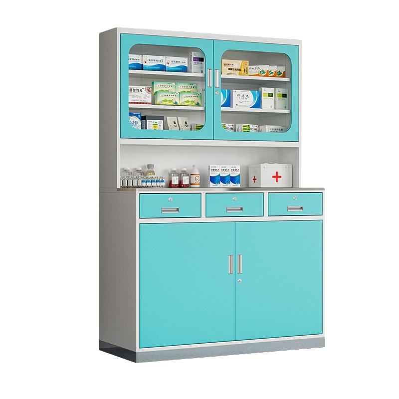 Modern Design steel stainless medicine cabinet hospital storage cabinet with stainless steel door