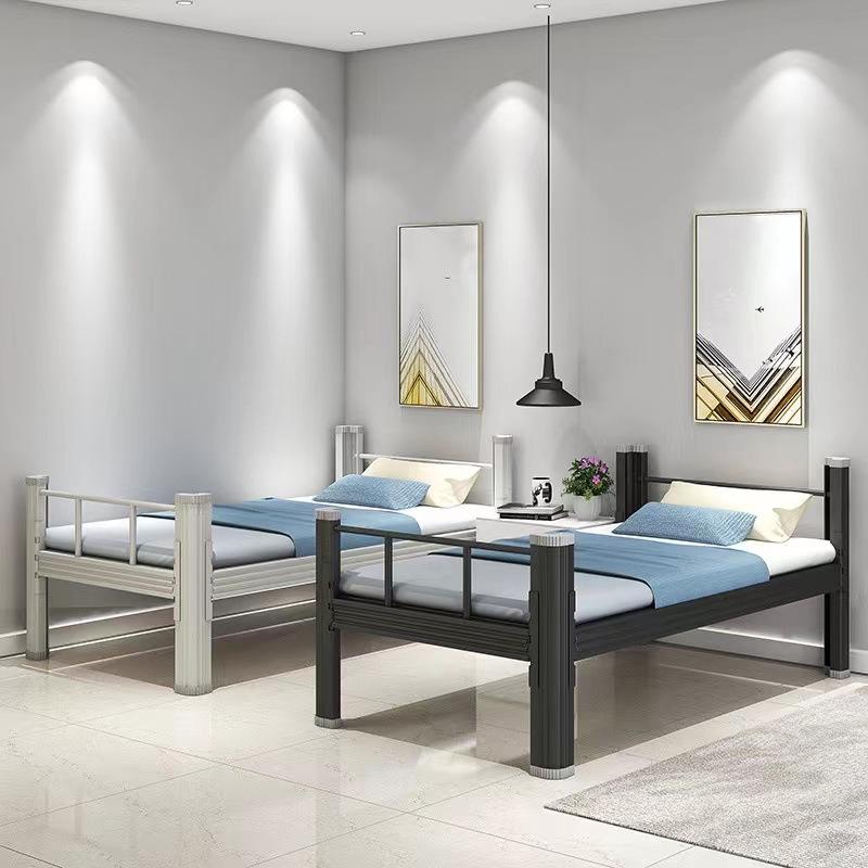 new design durable metal cheap bed frame single