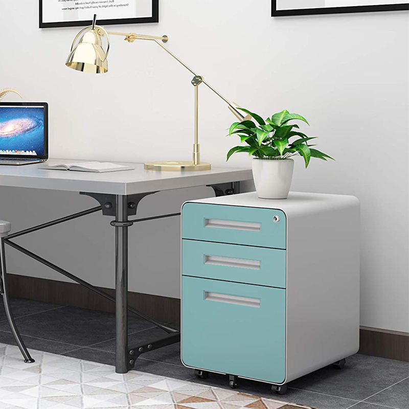 Hot sale mobile workshop cabinet drawer file with lock metal storage wheels