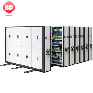 Mobile Shelving Metal Filing Movable Compact Steel Archives Mobile Shelving System