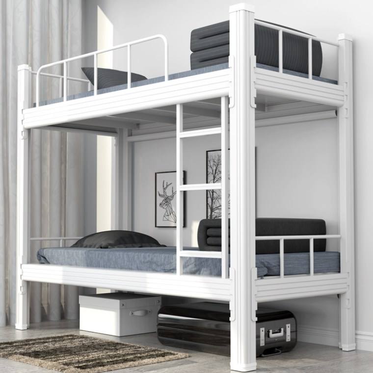 Cheap metal twin size bunk beds steel double decker bed single bett etagenbett letto a castello
