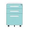 File cabinet small metal drawers movable Cabinet
