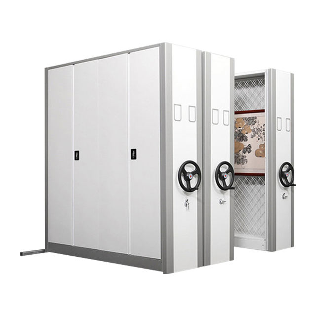 Storage sloution for art gallery Art storage spacesaver Filling Compactor Mobile shelving