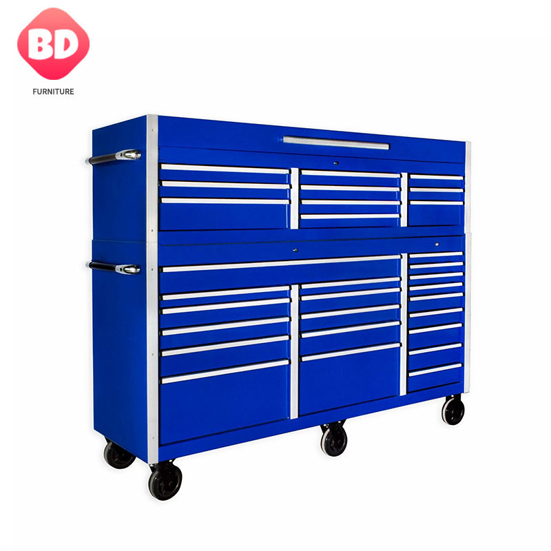General 7 Drawers Trolley Tools Box Set Combine Kit Rolli ng To ol Drawer Box Cabinet Garage Metal for professional working