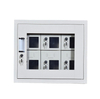 6 Doors Metal Multi-Purpose Phone Lockers Storage Cellphone Charging Locker for Public Places