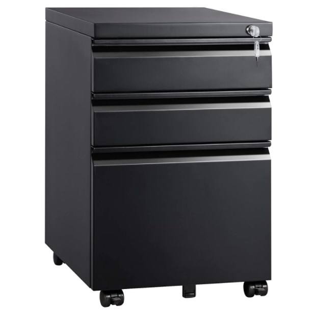 3 drawer mobile cabinet steel filing 3 pedestal for sale Under Desk Drawer Cabinet