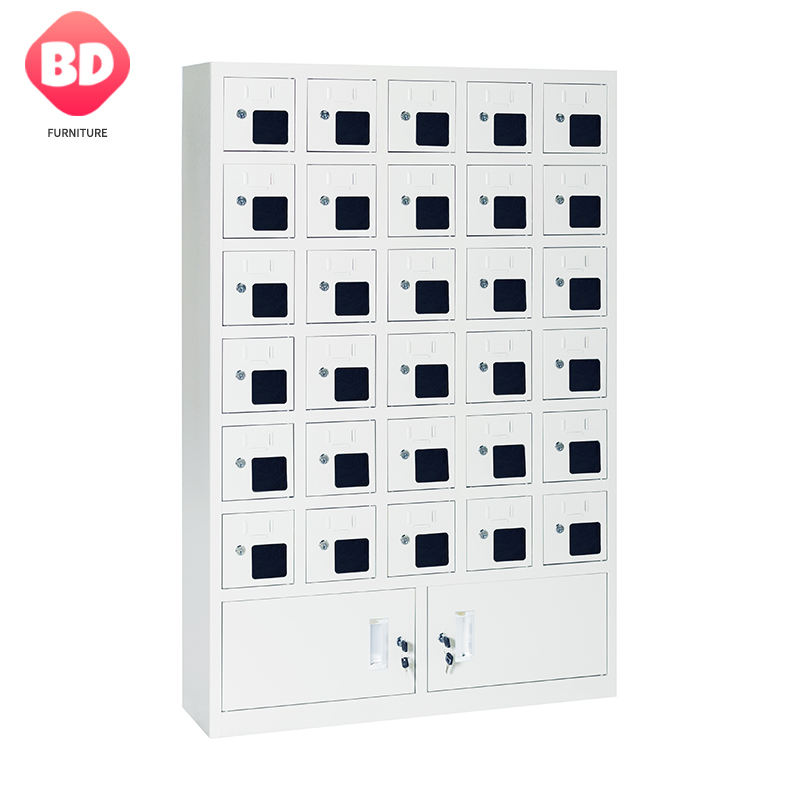 competitive price cell phone cabinet with charging facilities, staff mobile phone storage cabinet